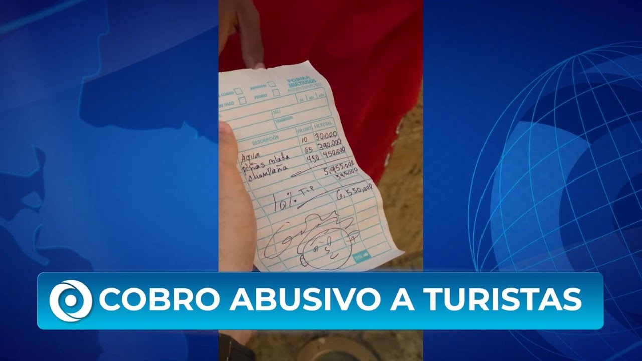 Intento de estafa a turistas por casi 3 mil d&oacute;lares por comida y bebidas