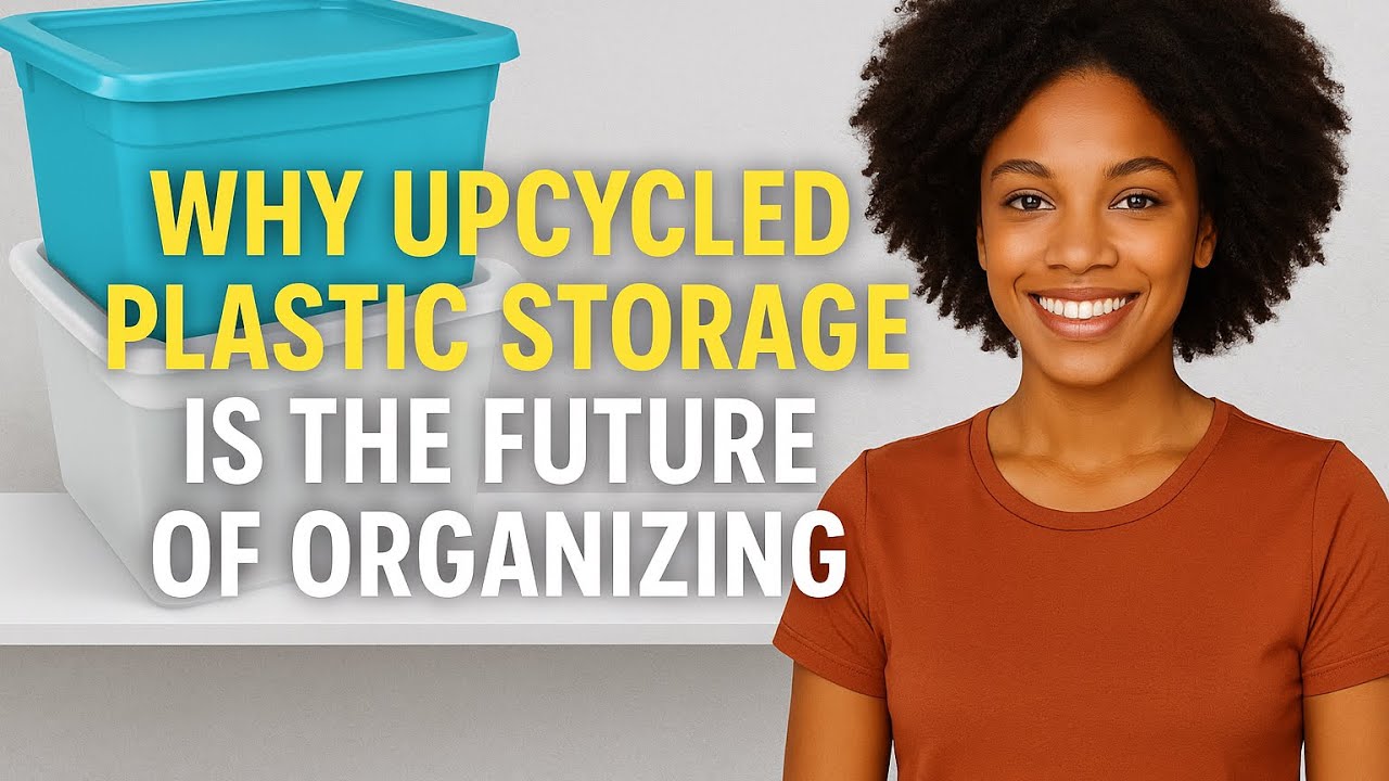 Why Upcycled Plastic Storage is the FUTURE of Organizing