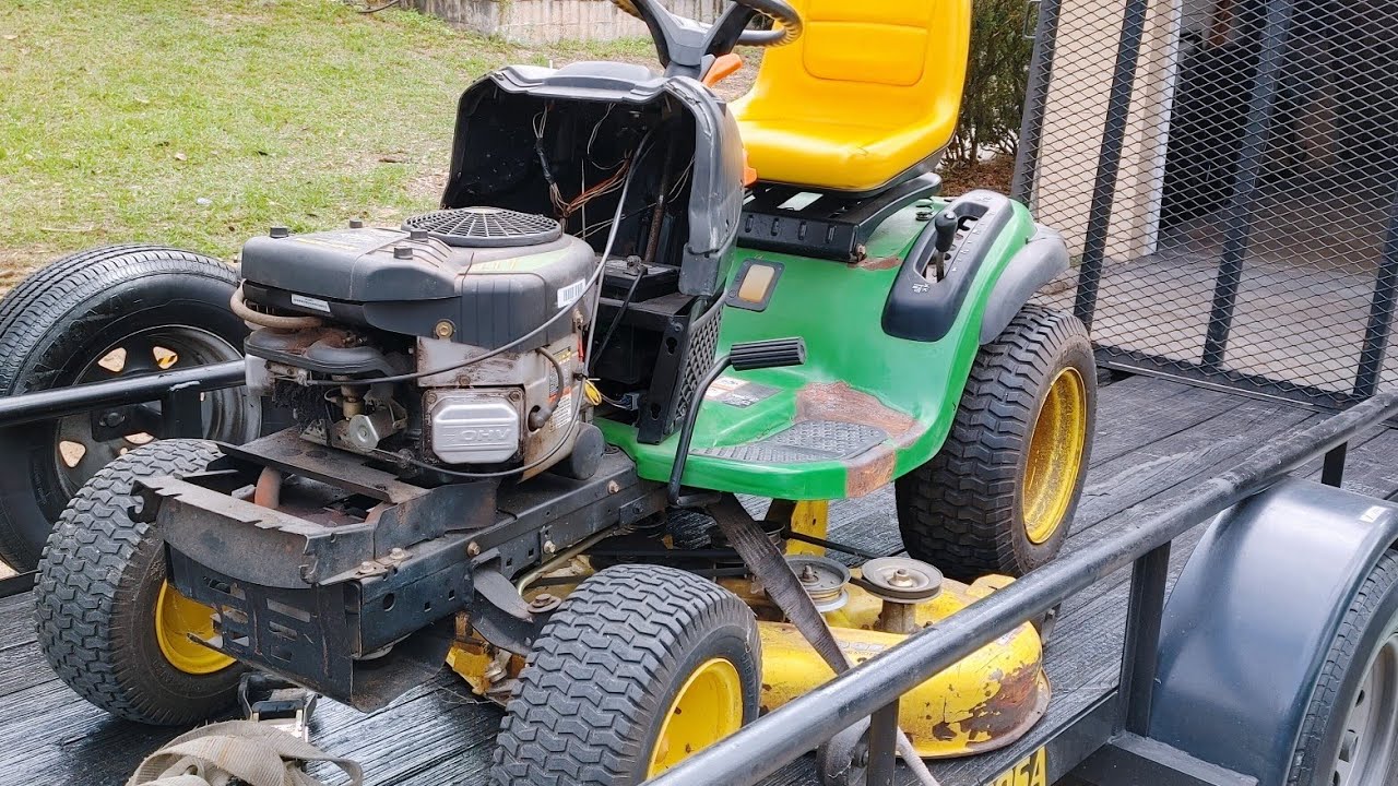 Lawn mower repair and flip