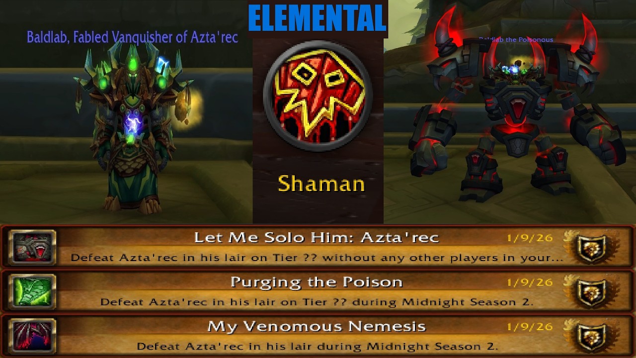 Azta'rec ?? Delve (Let Me Solo Him) &mdash; Элементаль Шаман 288 ивл | WoW Midnight S2