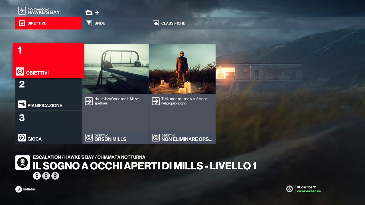 HITMAN | Hawkes Bay | Il sogno a occhi aperti di Mills | Chiamata Notturna | Escalation