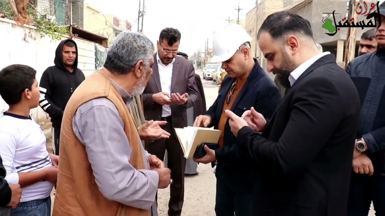 بامر من رئيس فريق  الجهد الخدمي والهندسي الأستاذ المهندس جابر عبد خاجي، الوكيل الفني  لوزارة الاعمار