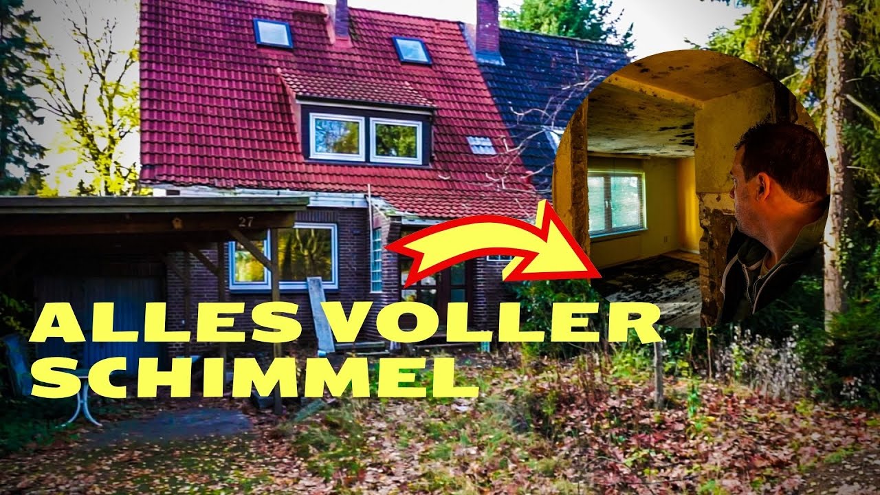 Das verlassene Einfamilienhaus - Lost Place mit Mega-Schimmel!