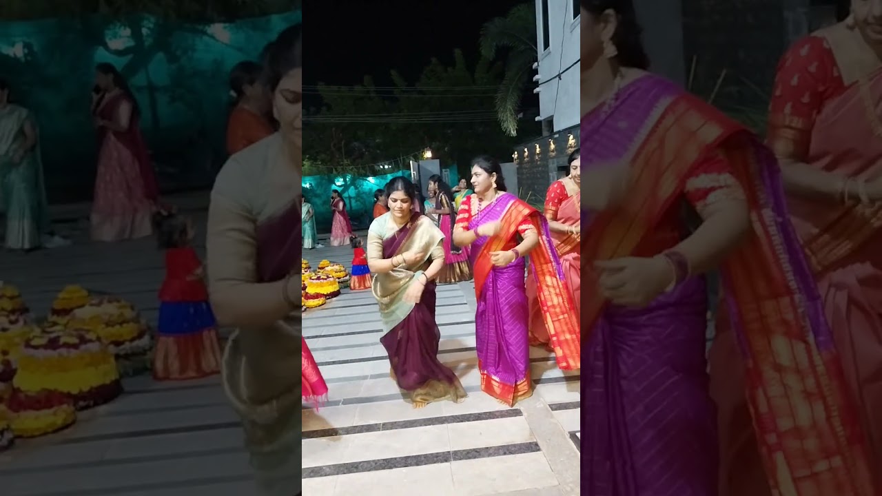 batukamma celebrations 2025 &hearts;️😍 #saddulabathukamma #batukamma #trending #ytshorts #dance