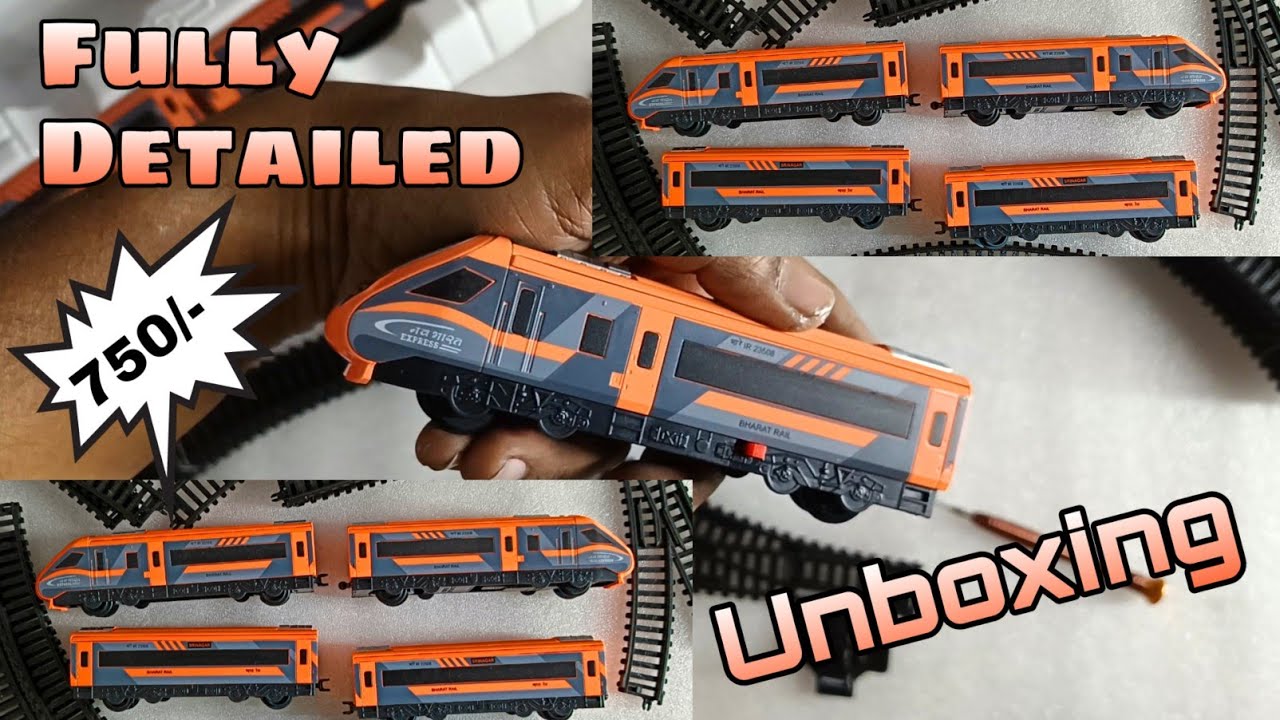 Detailed unboxing of New Nav bharat aka vande bharat express orange by @MiniaturebySK