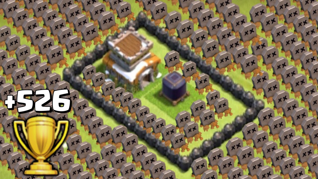 Clash of Clans - BLACK TROLL BASE! 