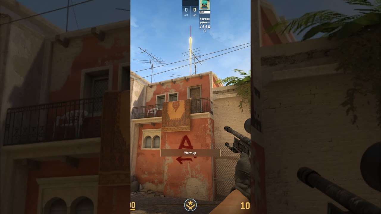 Mirage smokes mid CS2 #csgo #cs2 #guide #mirage #fyp