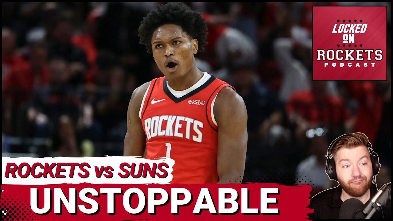 Amen Thompson UNSTOPPABLE Attack & Aaron Holiday ON FIRE As Rockets BLOWOUT Dillon Brooks & The Suns