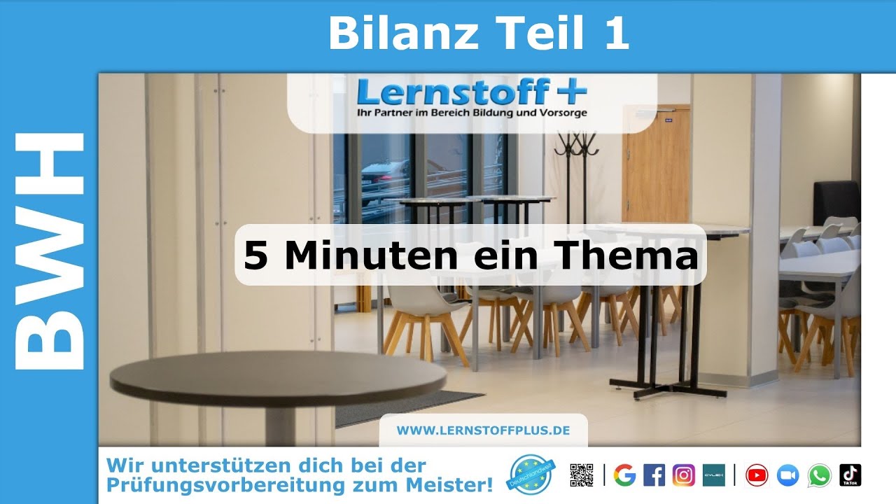 Industriemeister | Logistikmeister | BWH | Bilanz Teil 1