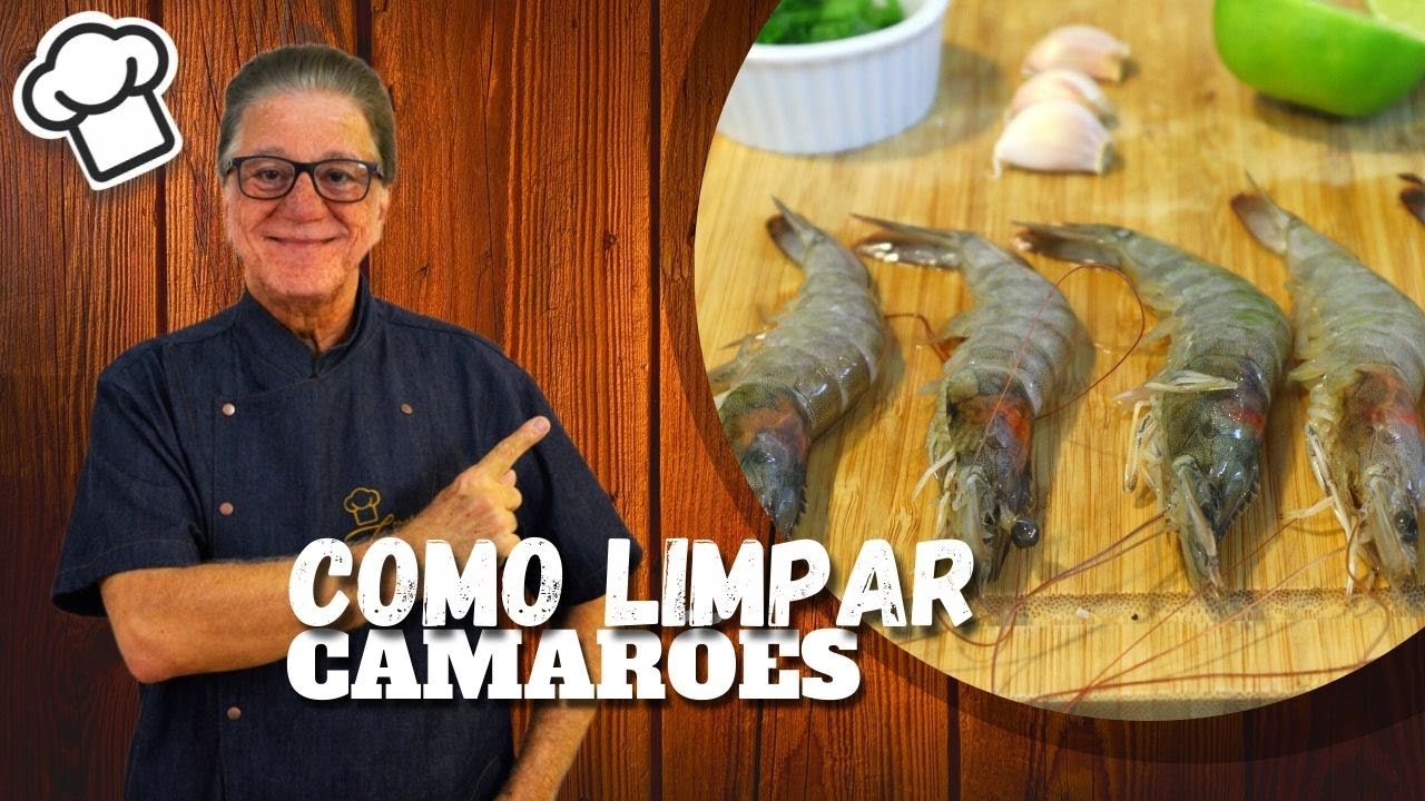 Como limpar e temperar camarões | Como fazer molho rosé simples e fácil no final | Cozinha básica