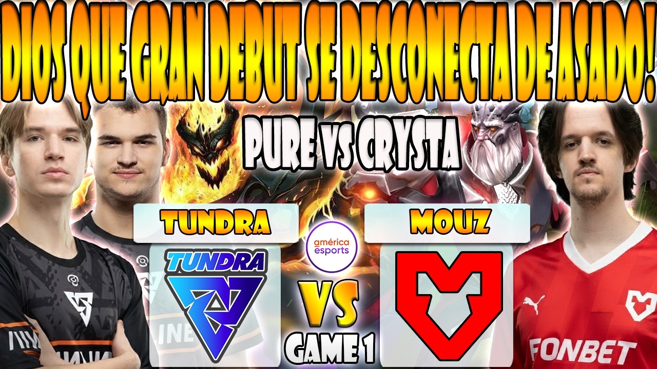 TUNDRA vs MOUZ BO2[GAME 1] PURE, BZM, 33 VS CRYSTALLIS, SELERI, MIDONE-DREAMLEAGUE SEASON 28- DOTA 2