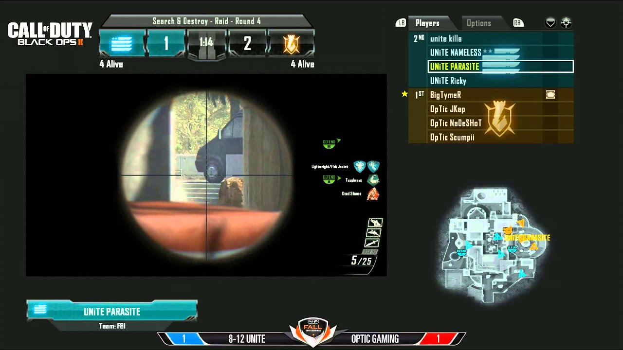 Fall Invitational  - Optic Vs. Unite -- Game 3