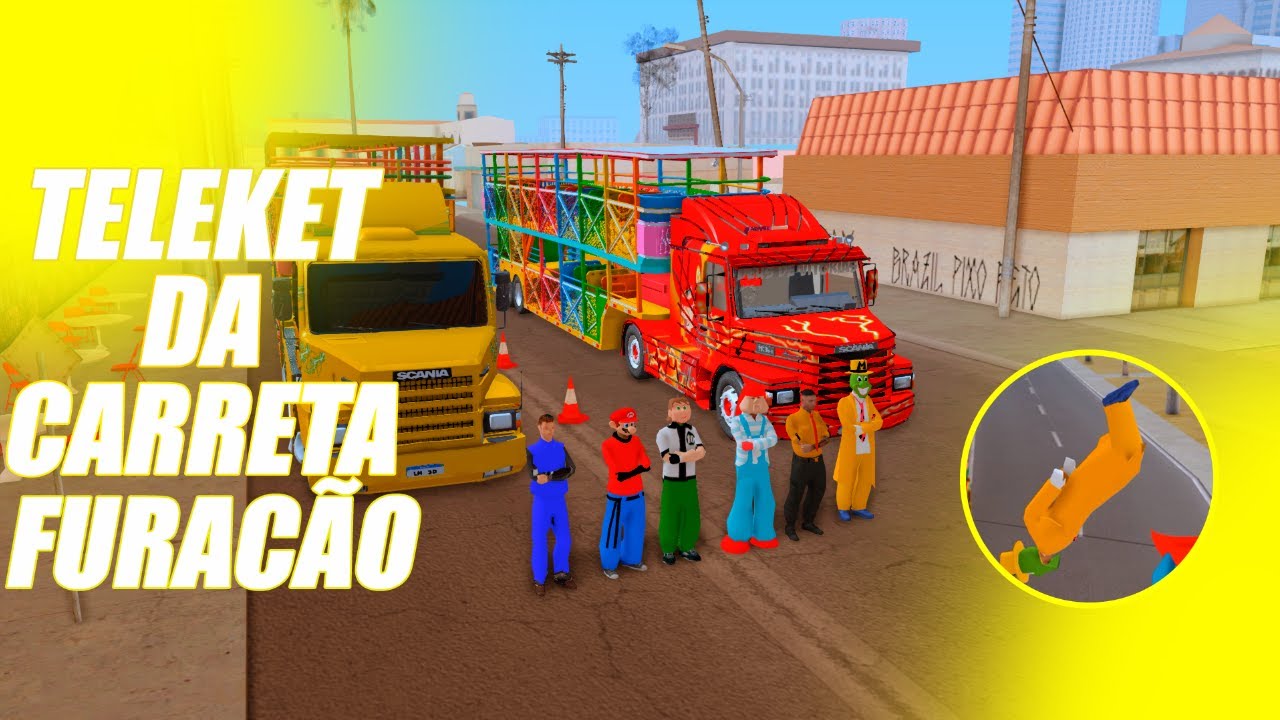 DEU BRIGA??? TELEKET NA CARRETA FURACÃO | GTA ( SA-MP )