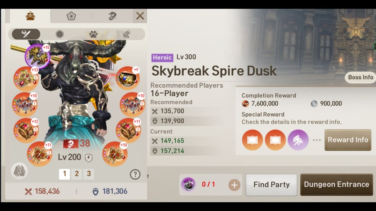 [Blade and Soul Revolution] Heroic Skybreak Spire Dusk | HEROES CLAN 311
