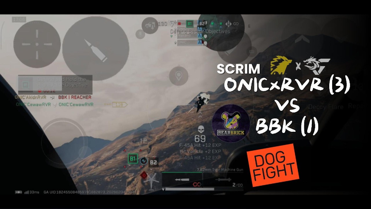 DOG FIGHT SCRIM ONICxRVR (3) vs (1) BBK (THAI) DELTA FORCE MOBILE