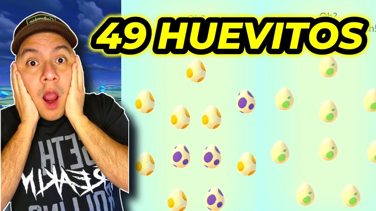 INCREIBLE! 49 huevitos buscando un SHINY en el Community Day