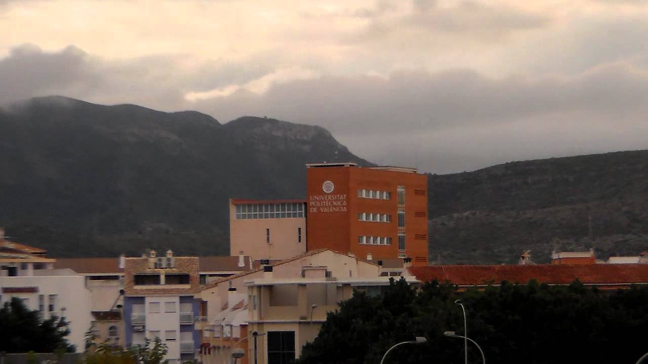 Posta de Sol Campus de Gandia - Time Lapse Recording