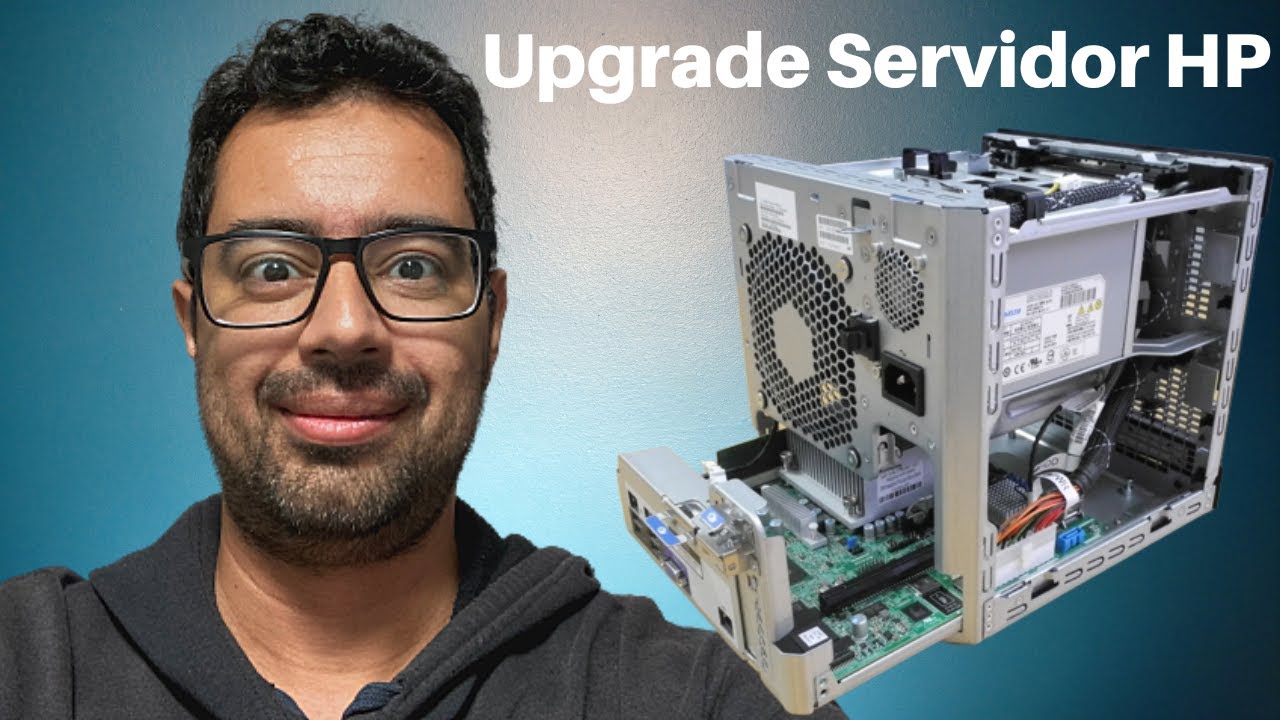 FAZENDO UPGRADE DO HP MICROSERVER | Servidor de Rede