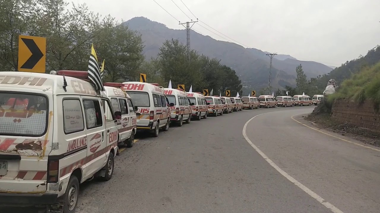 Edhi foundation work in Kashmir chakoti