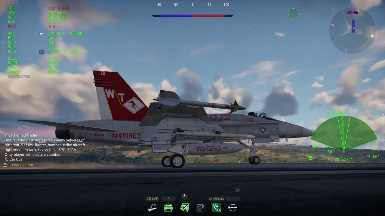 War Thunder - In SPAMRAAM We Trust (F/A-18C)