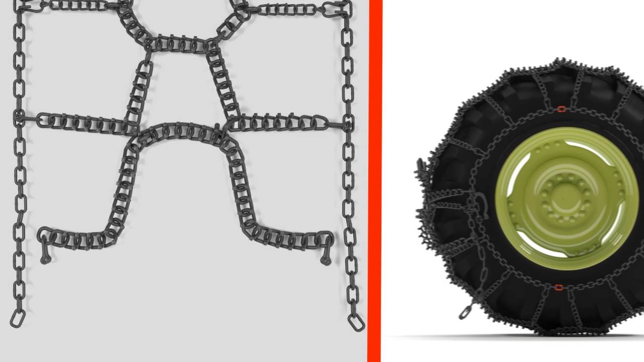 TRYGG Fast Trac tire chains installation