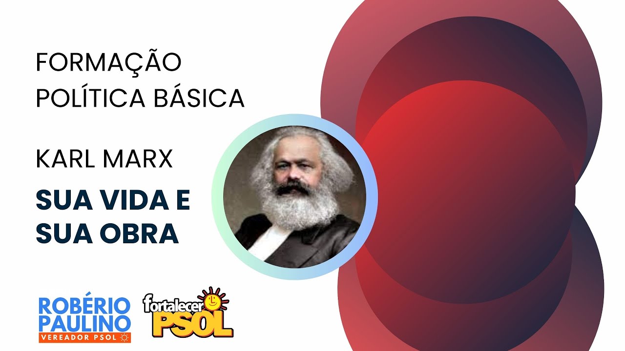 FORMAÇÃO POLÍTICA BÁSICA - KARL MARX, SUA VIDA E SUA OBRA