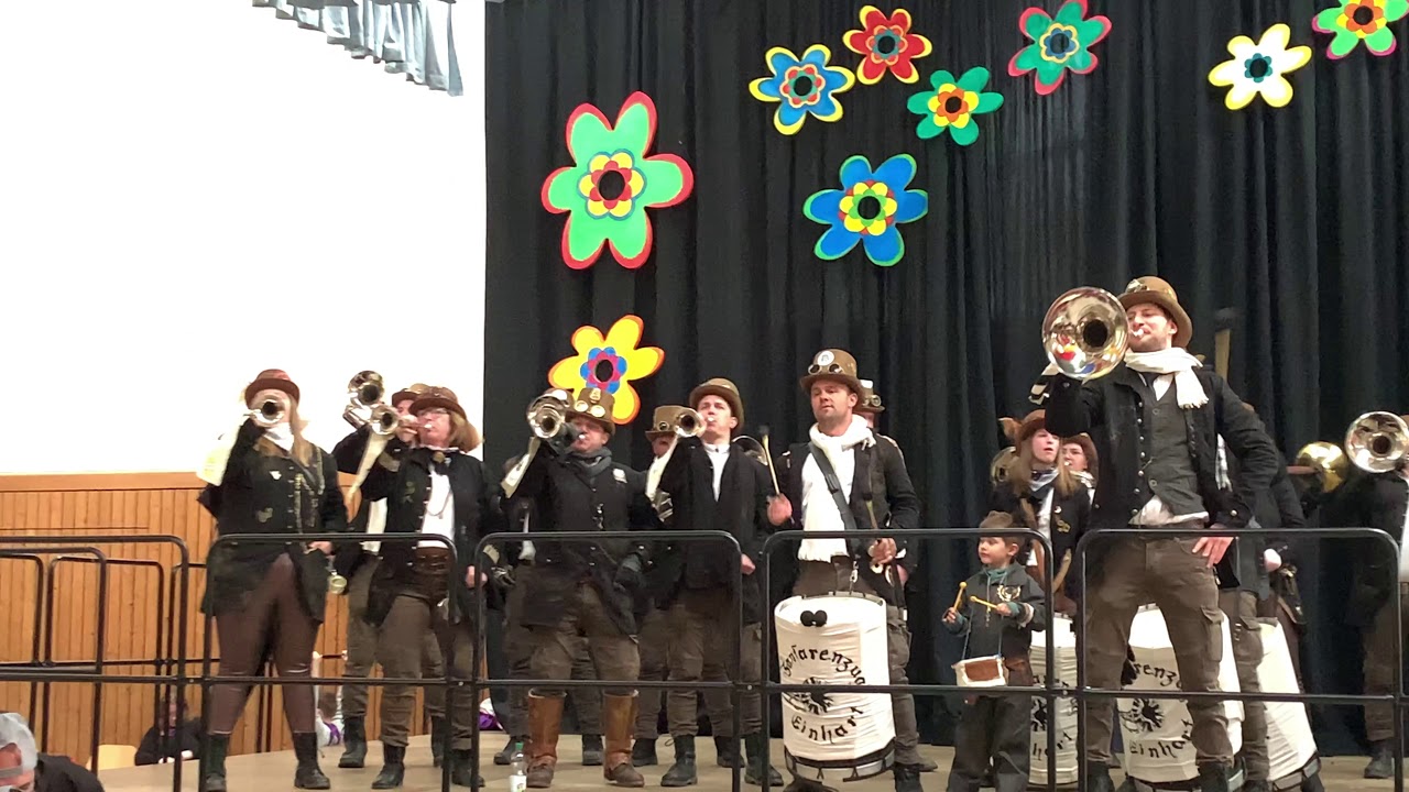Gögemer Fanfarenzug Einhart Faschingssonntag 2018 in der Gögehalle
