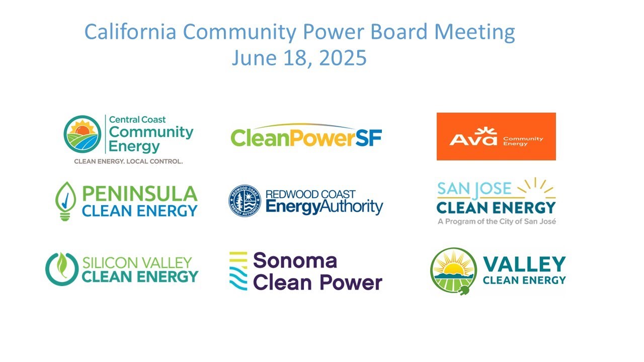 CA Community Power Board of Directors Meeting, June 18, 2025
