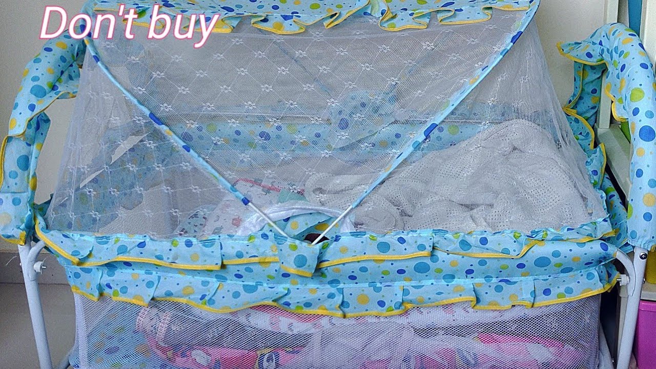 Unboxing of craddle Baby metal bed . waste of money and time