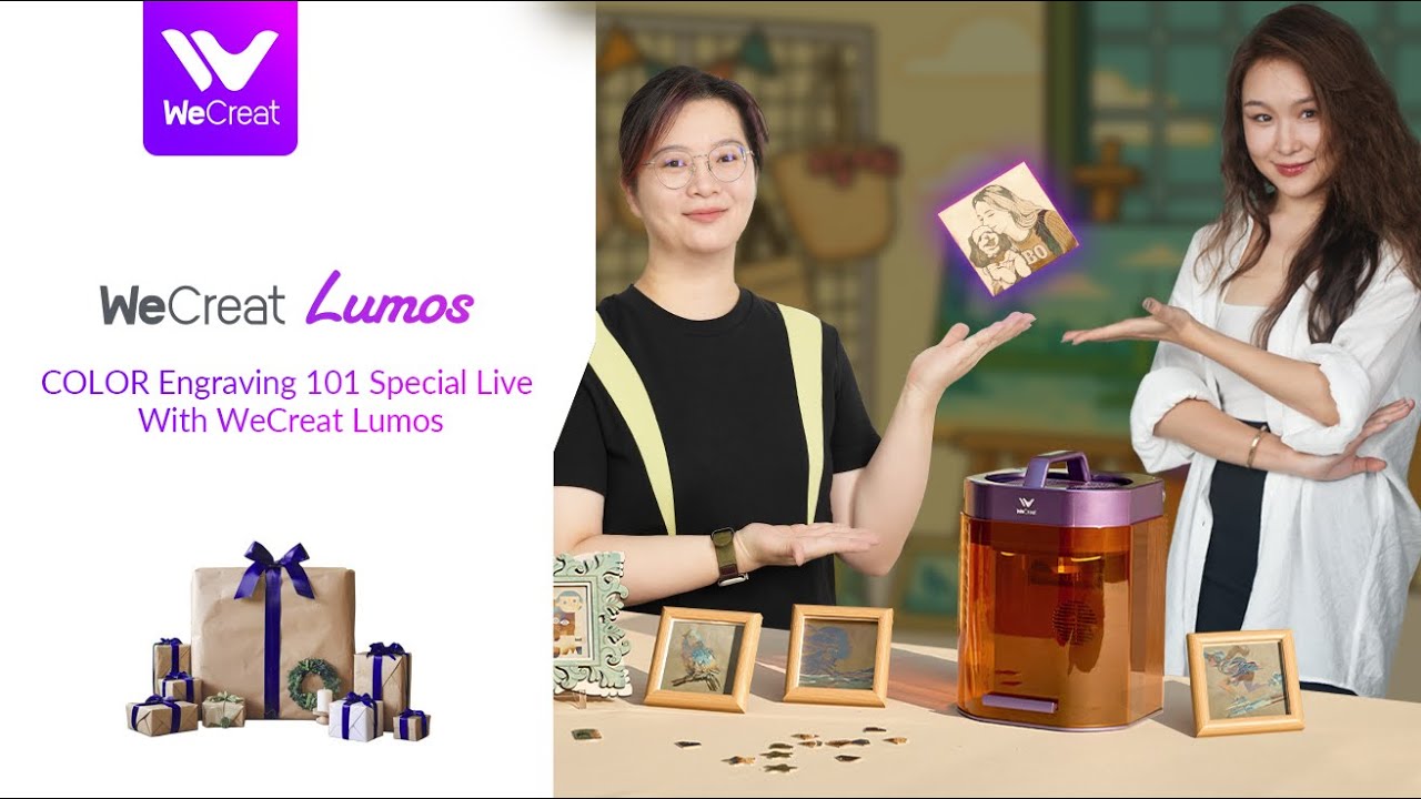 🎨 COLOR Engraving 101 – Special Live with WeCreat Lumos