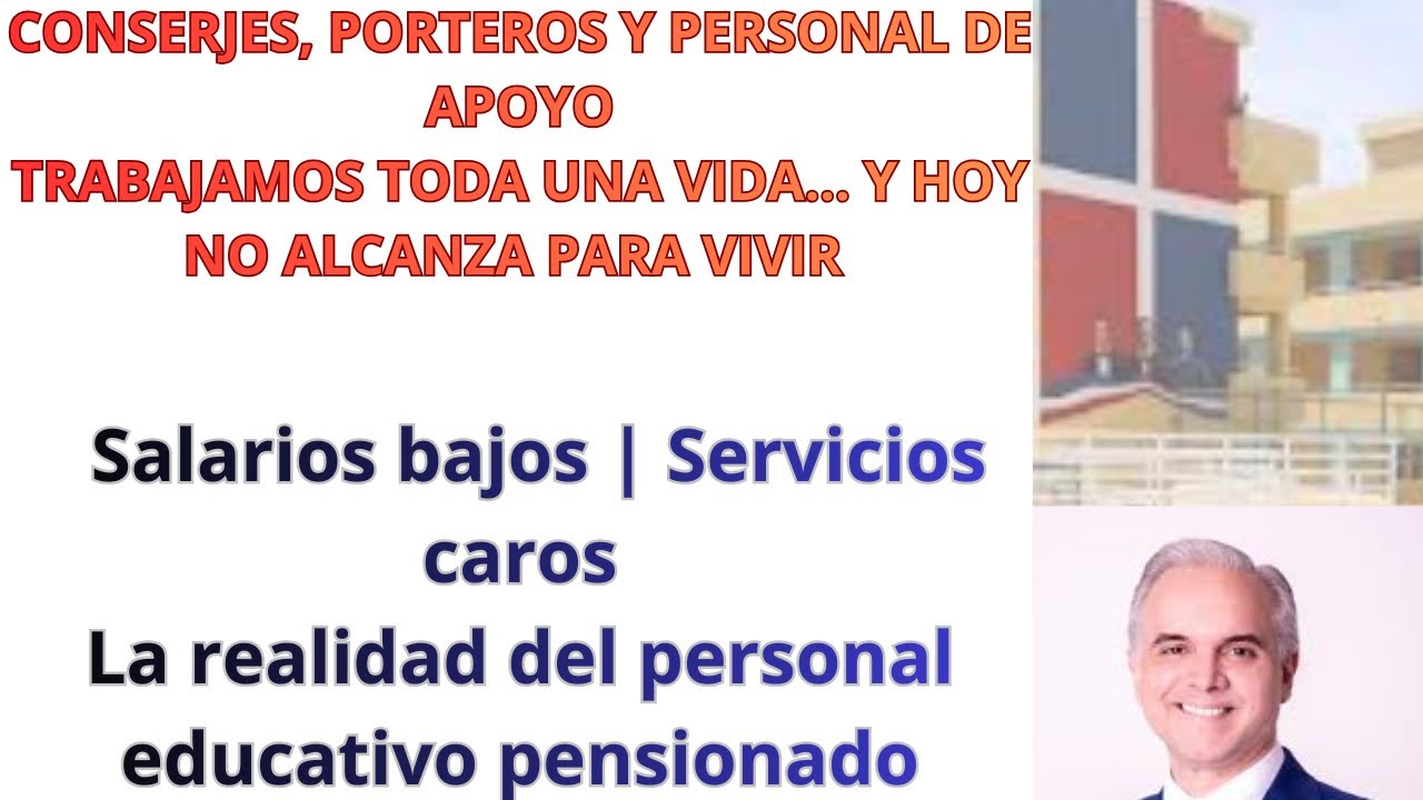 👉 Conserjes, porteros y jubilados: trabajar toda una vida y no poder vivir (minerd)