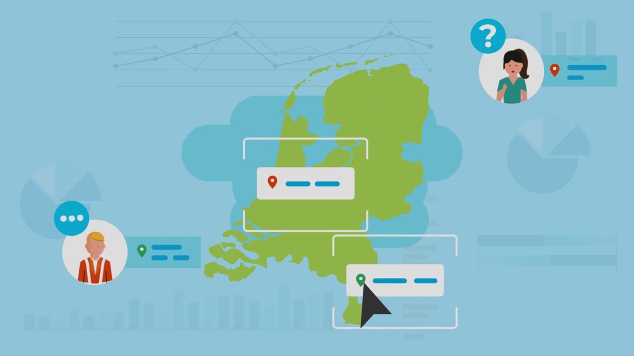 Animatie Bedrijfsvergelijkingen Waterschappen: Waterschapsspiegel + WAVES databank en dashboard