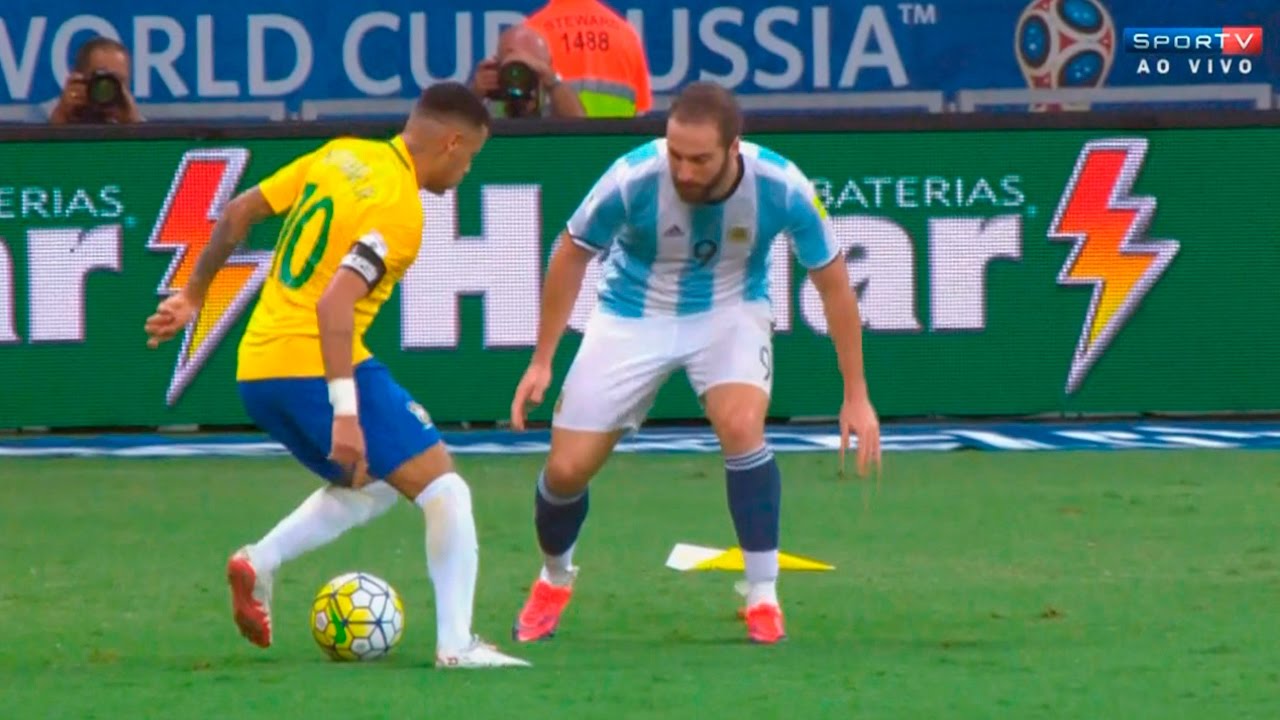 Neymar vs Argentina (Home) 16-17 HD 720p – Brazilian Commentary
