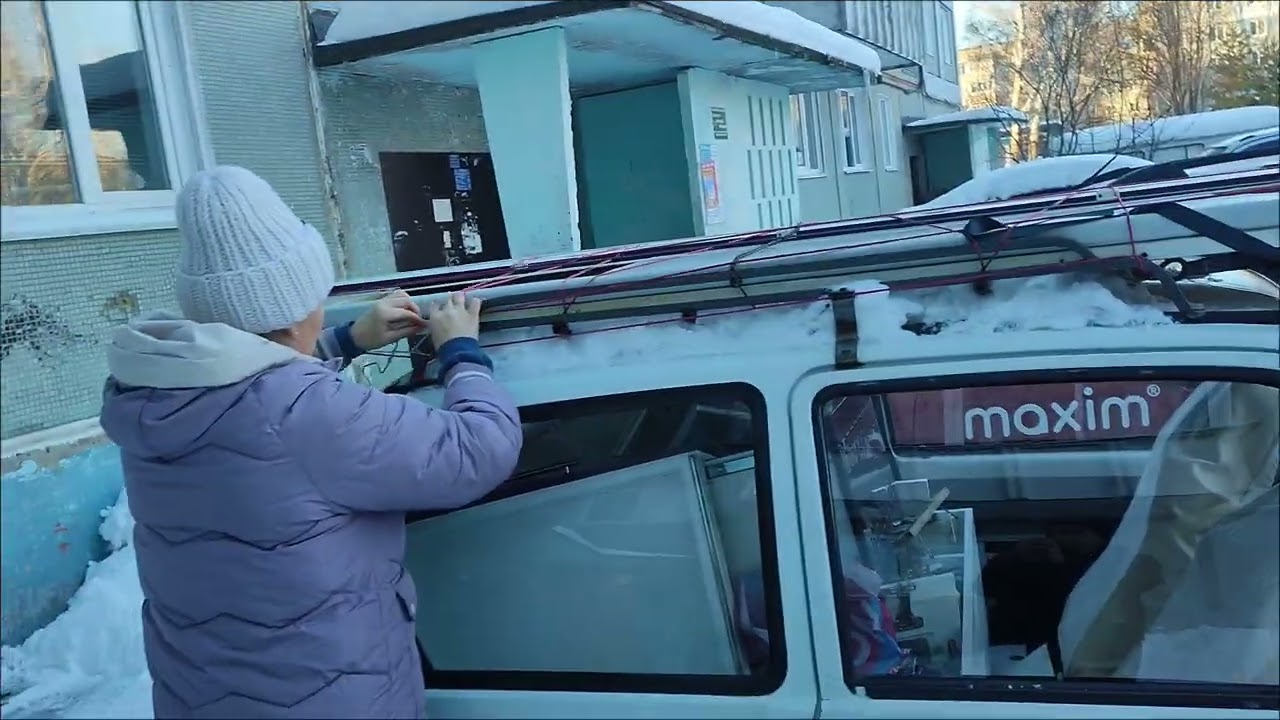Загрузили оку по полной, перевозка груза в микро автомобиле.