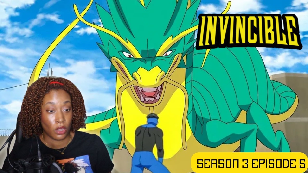 MARK FIGHTING A DRAGON!!! Invincible 3x5- REACTIONN!!!!
