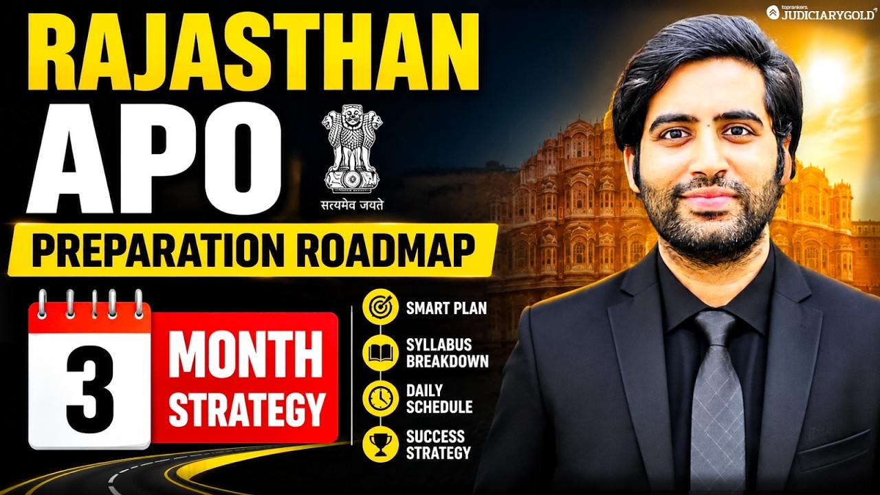 How to Crack Rajasthan APO in 3 Months | Full Strategy