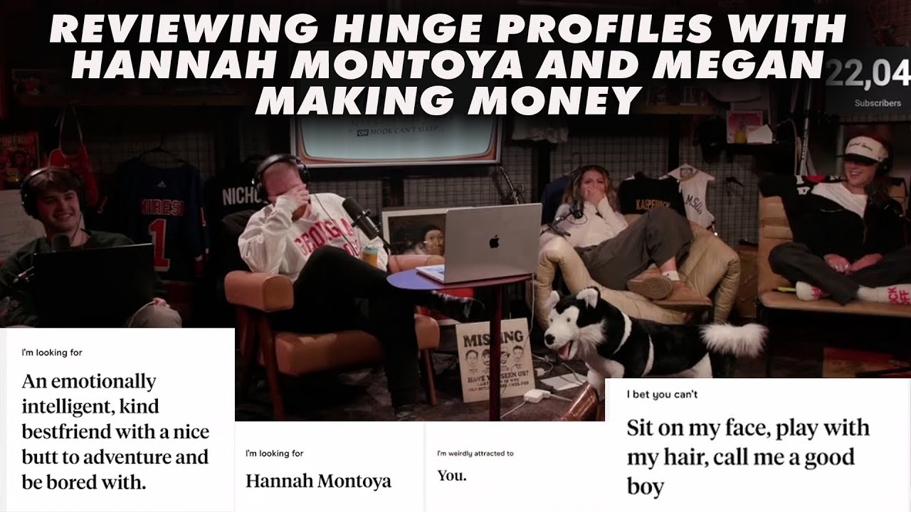 REVIEWING HINGE PROFILES (ADVICE & ROASTS) feat. HANNAH MONTOYA & MEGAN | Best of MCS #39