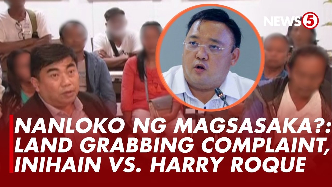 'Kawawa itong mga magsasaka': 17 indibidwal, nagreklamo ng land grabbing vs. Harry Roque sa NBI