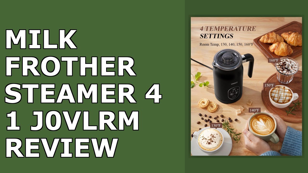 Milk Frother and Steamer 4 in 1, Milk Steamer with Auto Temperature Control, Warm & Cold Review
