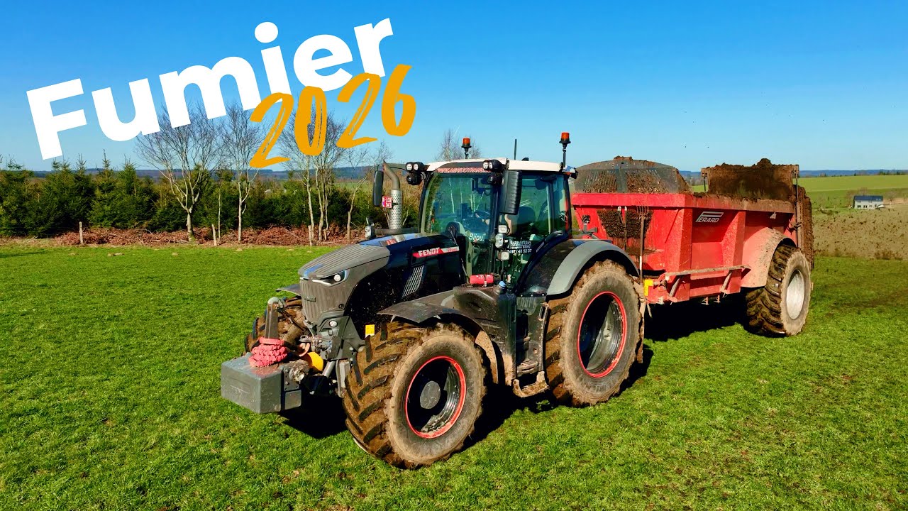 Fumier 2026 avec l'ETA AGRICOTRANS en Belgique 🇧🇪 