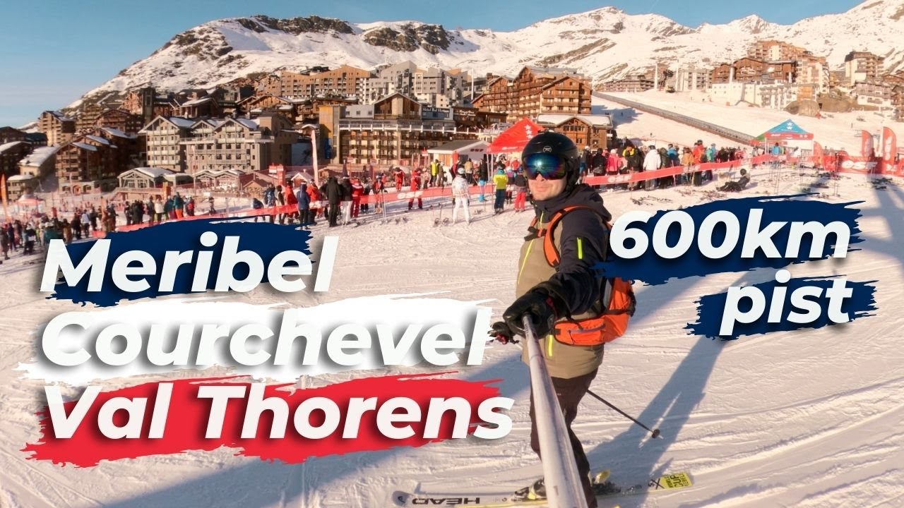 Courchevel / Meribel / Val Thorens İncelemesi | Fransa 3 VADİ KAYAK MERKEZİ | Vlog