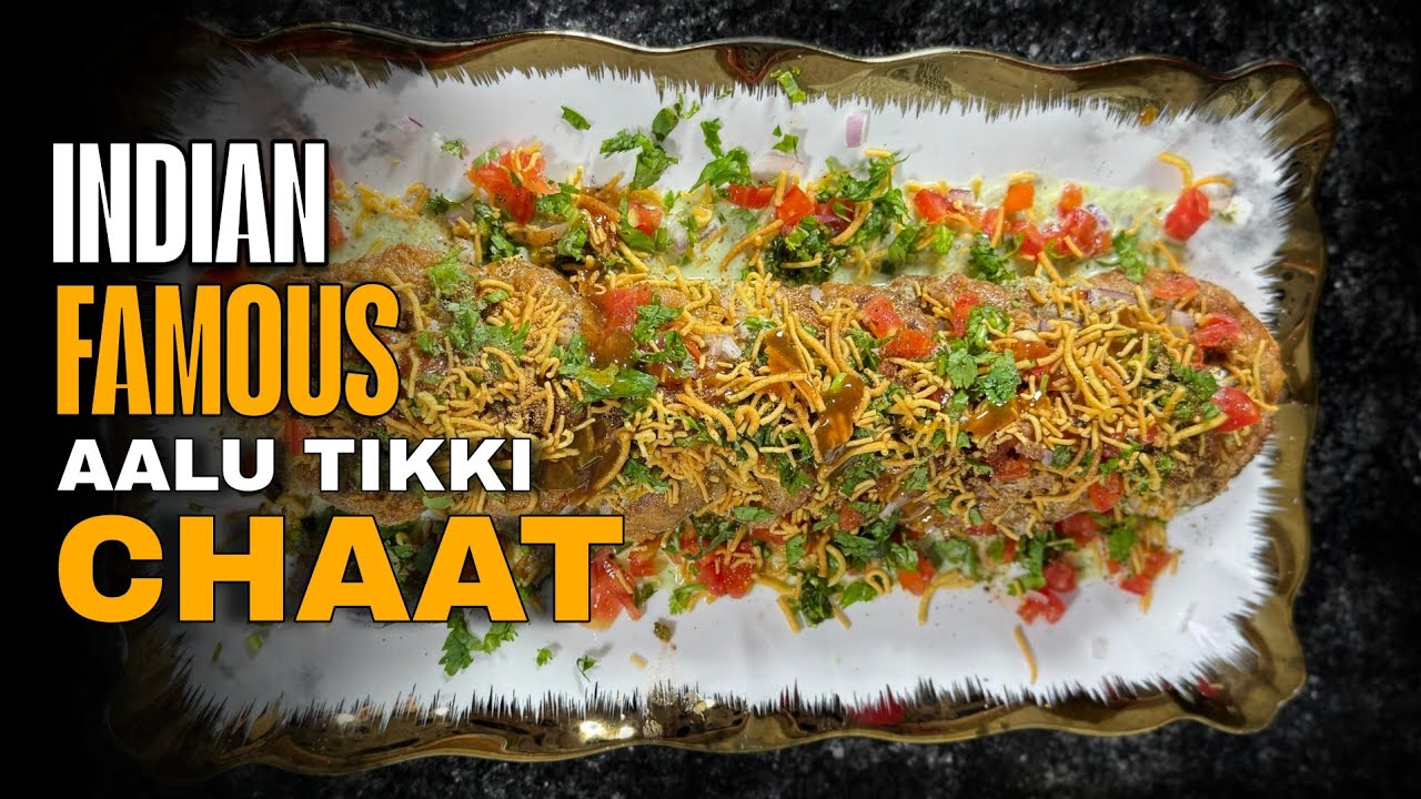 Indian Famous Aalu Tikki Chaat Recipe |By Cooking With Sisters|