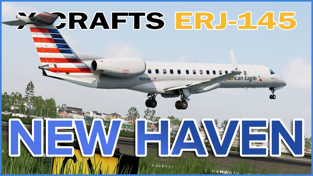 Early Access | ERJ-145 and New Haven (HVN) on X-Plane 12.4! | LIVE on VATSIM