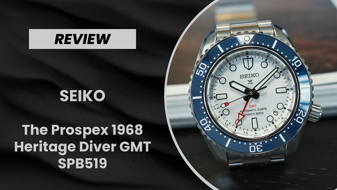 Идеальные часы на все случаи жизни? Мы подробно рассмотрим Seiko Prospex 1968 Heritage Diver GMT ...