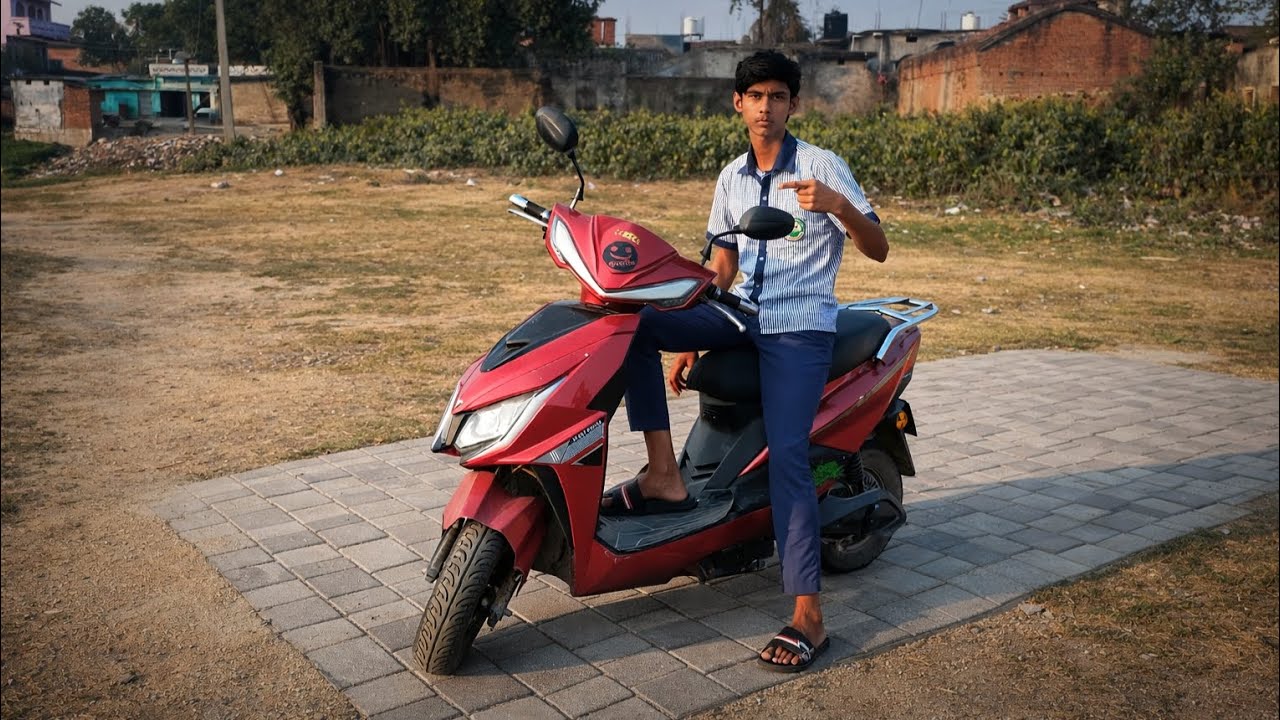 electric scooty ne dhamaka maccha diya , bahut hard scooty hai ye | DAY, 13/30#vlog 