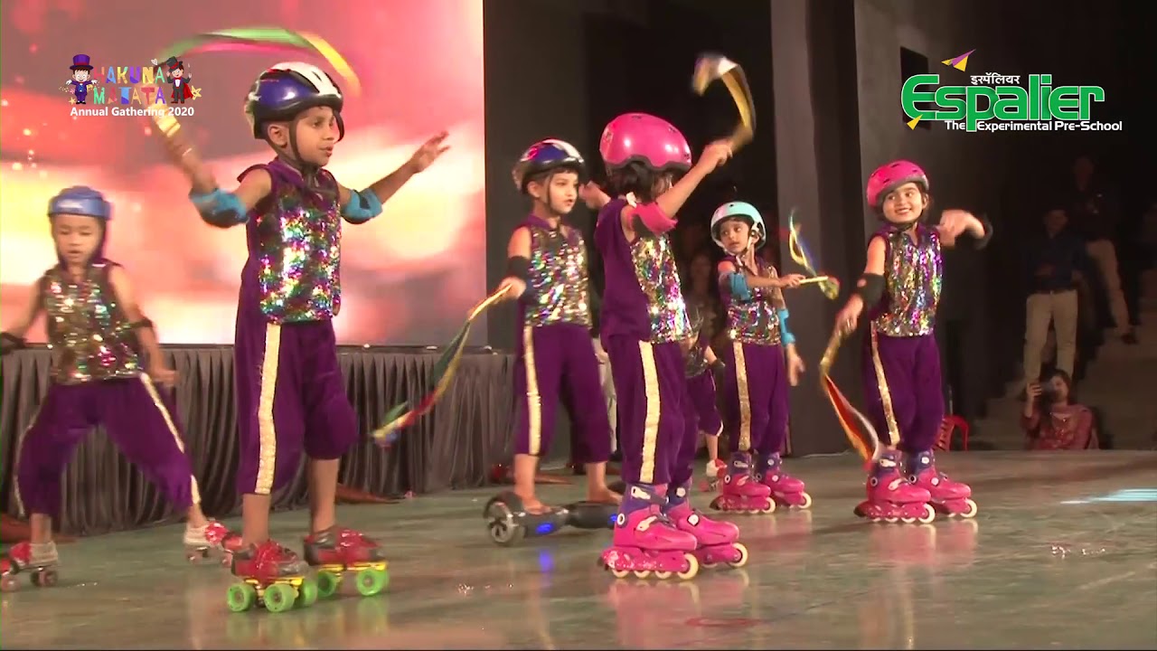 Give Me Fire   Skating Dance  - Espalier School 2019 - 20 Annual Gathering Hakuna Matata