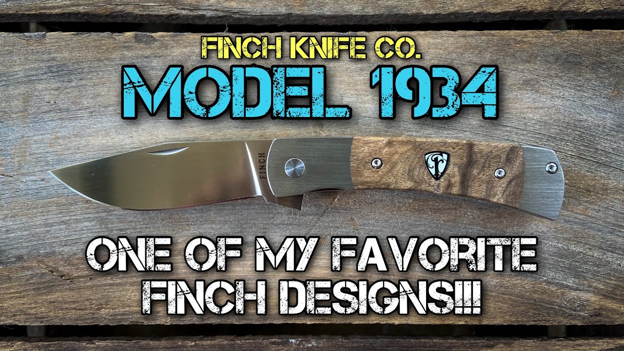 Finch Knife Co. Model 1934 - One of my favorite Finch designs to date! A slicey EDC knife!!