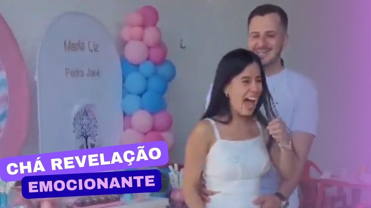 PAPAIS CHORAM MUITO!😭😍CHÁ REVELAÇÃO EMOCIONANTE [emotional gender reveals] #viralvideo #genderreveal