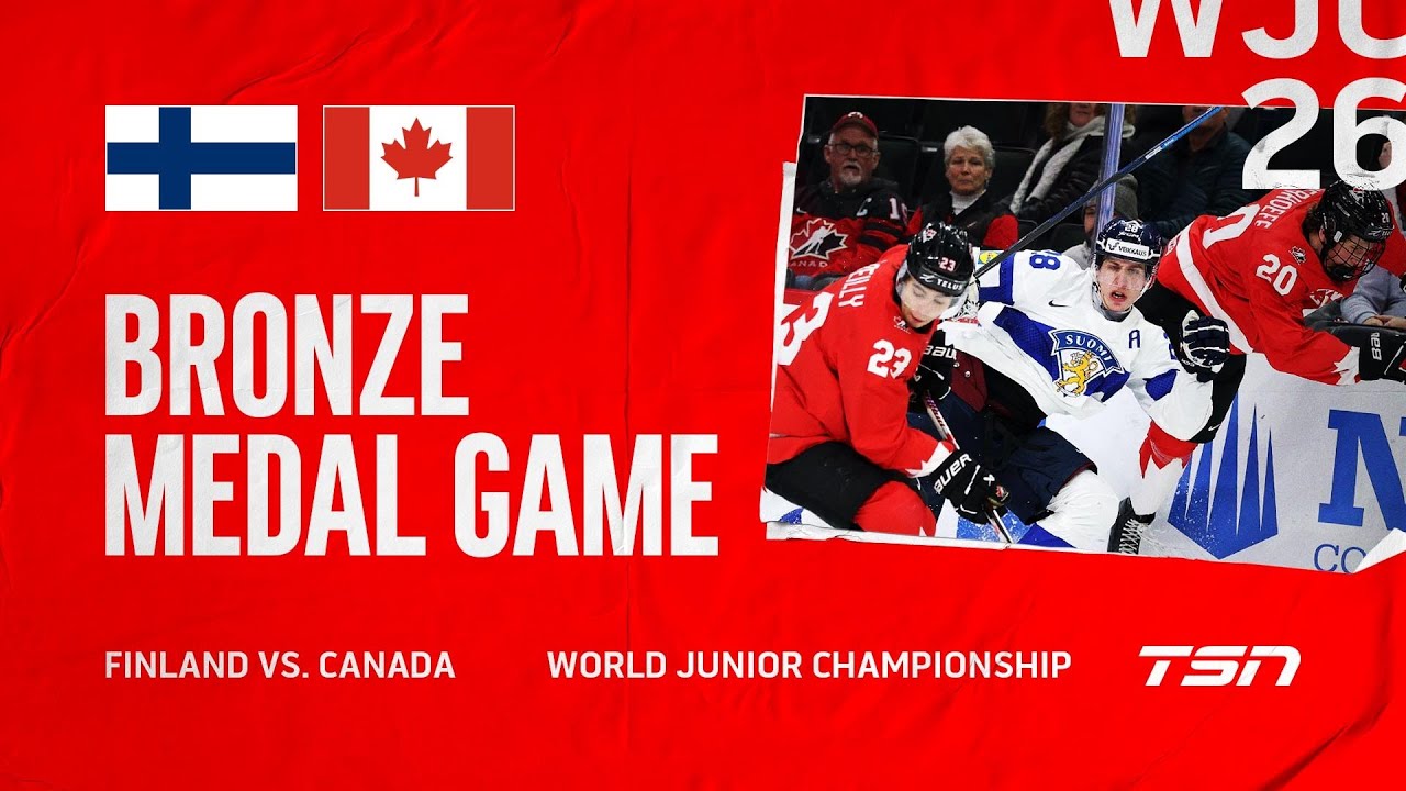 Canada vs. Finland FULL GAME HIGHLIGHTS | 2026 World Junior Championship Bronze Medal Game