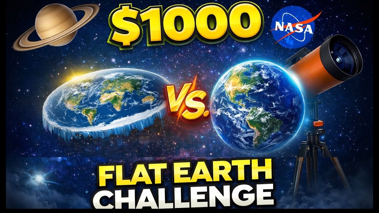 We CHALLENGE Flat Earthers [CASH PRIZE]